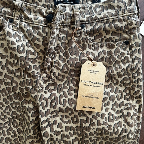 Lucky Ava Skinny Jeans Leopard - Picture 4 of 5
